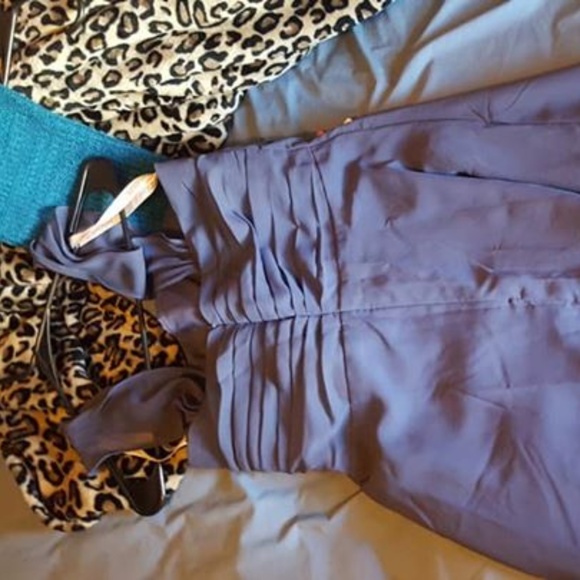 MAKE ME AN OFFER!!!!Gorgeous Grey Dress with Bling - Picture 4 of 5